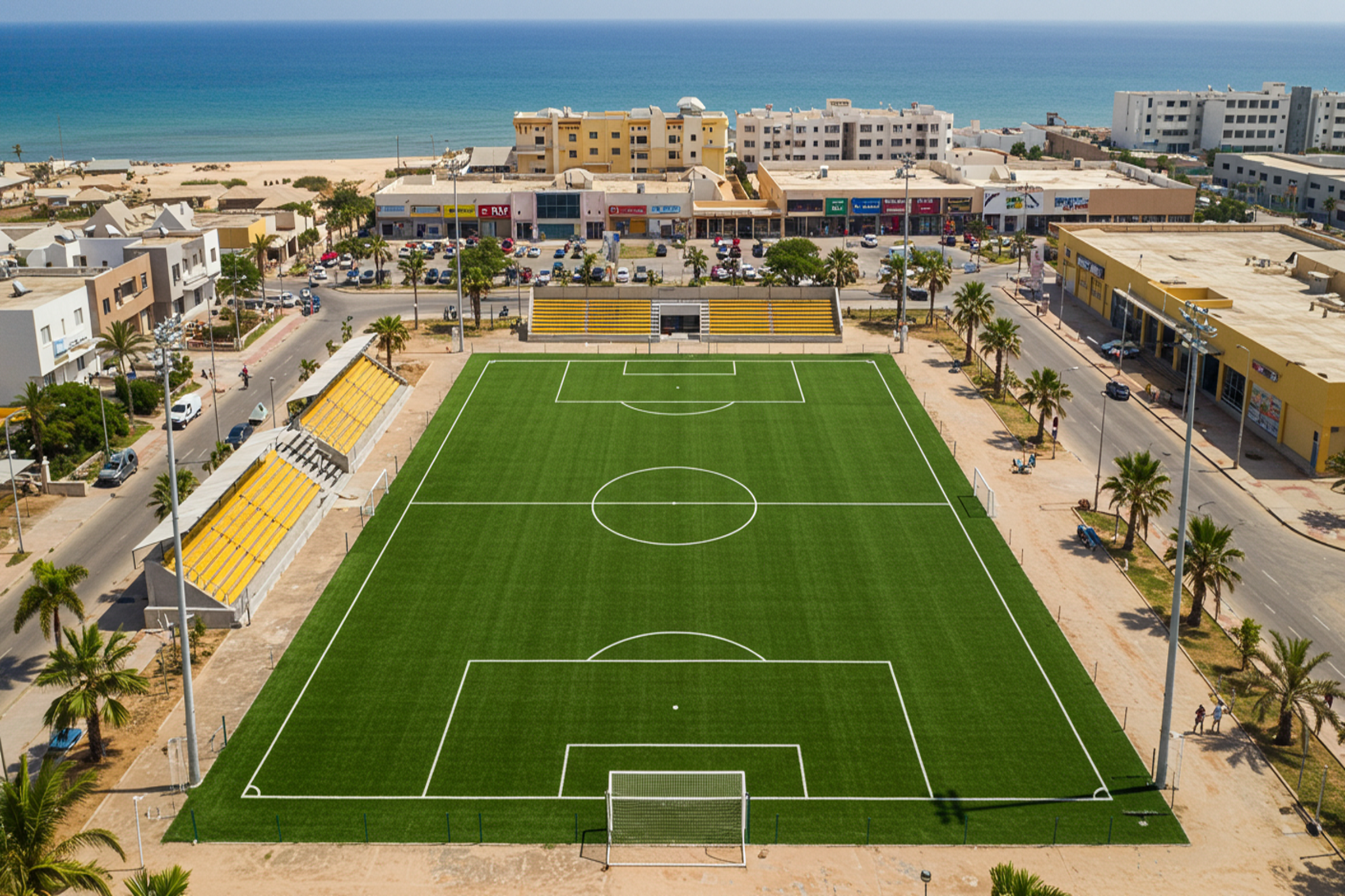 terrain de football synthétique FIFA Sénégal